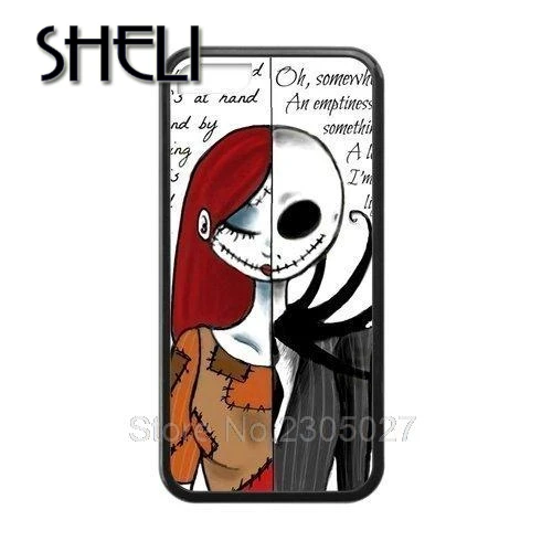 sheli romantic nightmare before christmas half sally half jack phone case cover for iphone 5 5s - Jack From The Nightmare Before Christmas sheli romantic nightmare before christmas half sally half jack phone case cover for iphone 5 5s - Jack From The Nightmare Before Christmas