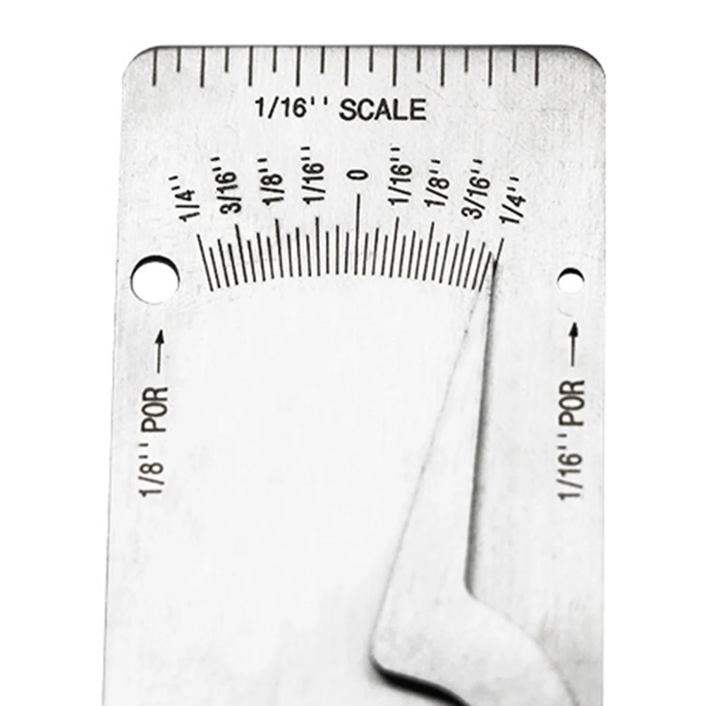 Портативный сварочный Калибр Быстрый дюймовый метрический практичный филе Gage точный тест линейка из нержавеющей стали проверка измерительный инструмент