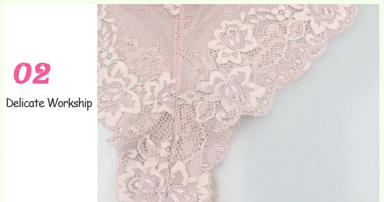 S-XL! Hot sale! l Women's Sexy Lace Panties Seamless Cotton Breathable Panty Hollow Briefs Plus Size Girls Underwear (22)