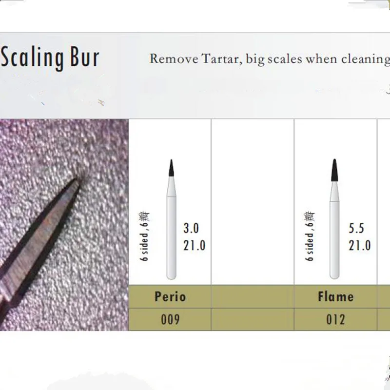 

30 Pieces/Lot FG Dental Tungsten Carbide Scaling Bur Drill For Dental Clinic Surgeries Remove Tartar Scales When Cleaning Teeth