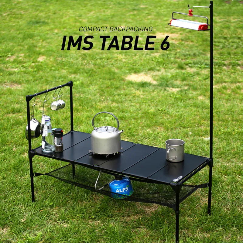  Outdoor folding table ultra-light camping stand barbecue table self-portable combination splice pic