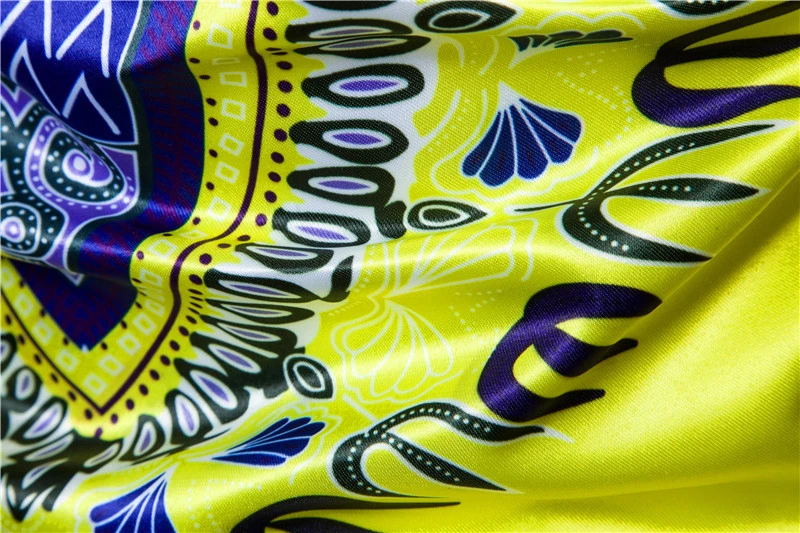BAIBAZIN New African traditional men dashiki traditional printed long-sleeved shirt