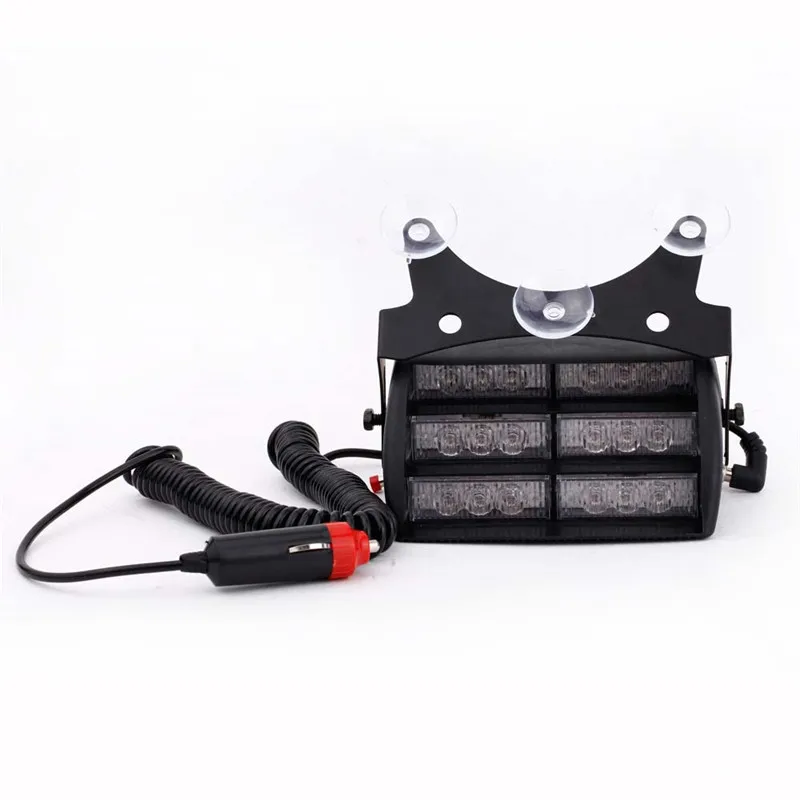 

3 flashing pattern 18 LED Car warning light Police Emergency flasher caution light beacon hazard strobe Autos fog indicator lamp