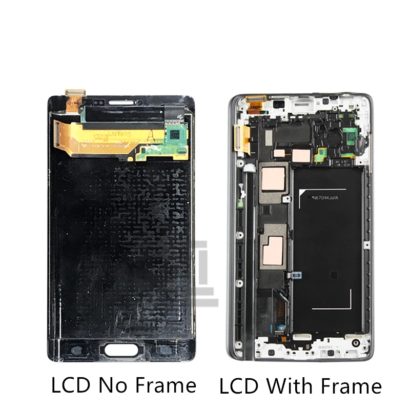 SUPER AMOLED для SAMSUNG Galaxy Note 4 Edge lcd N915 N915FD N915F lcd кодирующий преобразователь сенсорного экрана в сборе с частями Framerepair