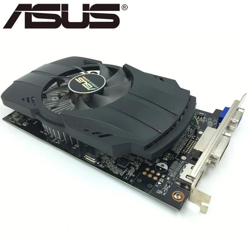 Оригинальная Видеокарта ASUS GTX 750 Ti графические карты для nVIDIA Geforce 750Ti 2 Гб 128 бит GDDR5