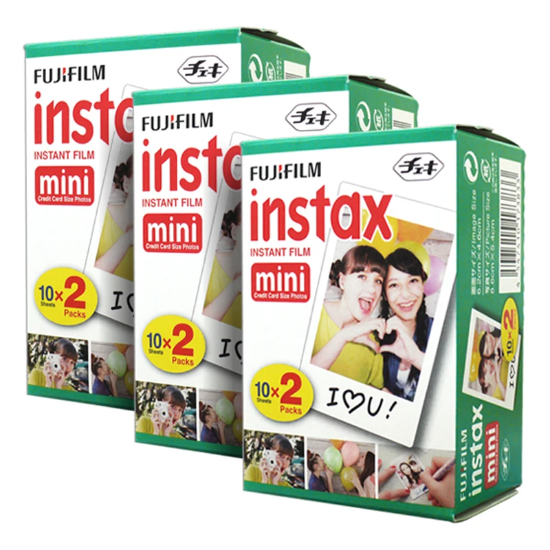 Fujifilm Instax Mini 8 Plus камера клубника+ Fuji мгновенная 60 пленка белый край Обычная фотография