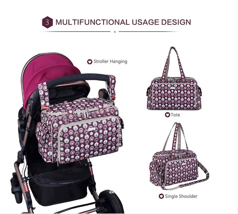 Инсулярный модный детский мешок для прогулочной детской коляски, органайзер, сумка для подгузников, сумочка для беременных, сумки для подгузников, большая сумка для пеленания, сумка для мам