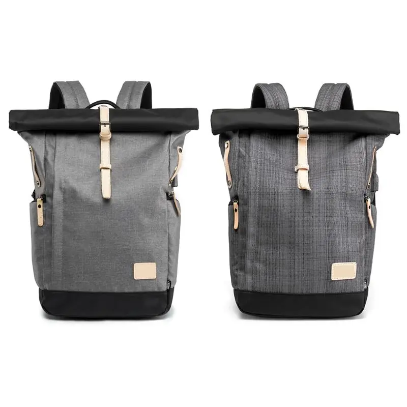 

Fashion Unisex Vintage Backpack College Casual School Shoulder Bag Bookbag Travel Casual Daypack with USB Port Laptop Rucksack