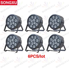 SONGXU 6 шт./лот Новые 10 Вт* 12 шт. высокой мощности rgbw 4в1 led par свет/SX-PL1210A