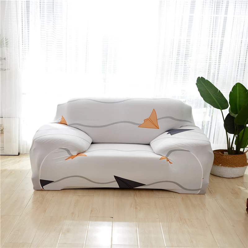 

All-inclusive Sofa Cover Elastic Stretch Modern Geometric Printing Couch Cover Slipcovers for Living Room Couch Cover