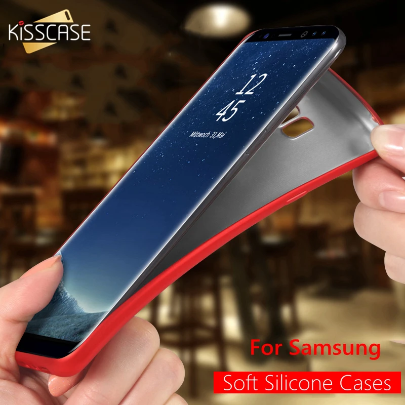 

KISSCASE Luxury Silicone Cases For Samsung Galaxy S8 S7 S6 Edge Ultra Thin Smooth Soft Case for Samsung A3 A5 2017 J5 J3 2016