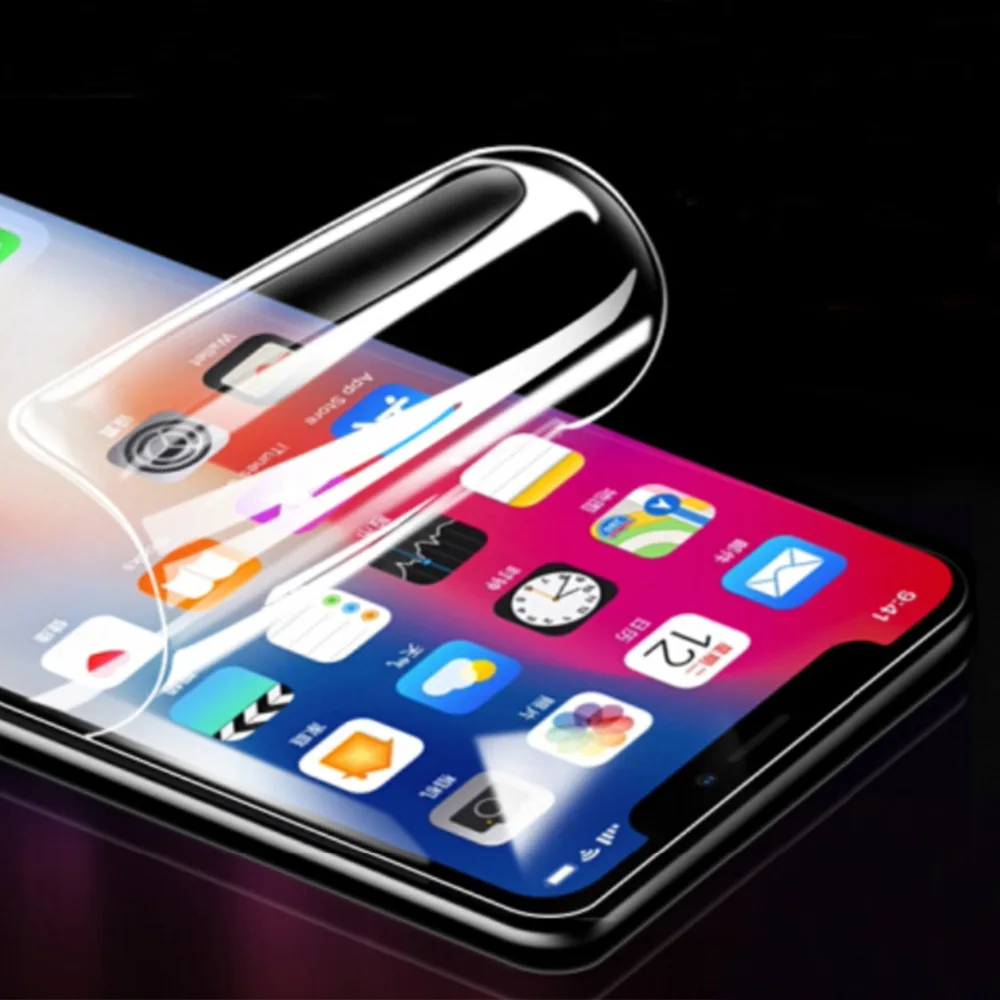 3D Защитная Гидрогелевая пленка для iPhone 11 pro max X XR XS Max 6 6S 7 8 Plus, защитная пленка, защитный гель для экрана, полное покрытие