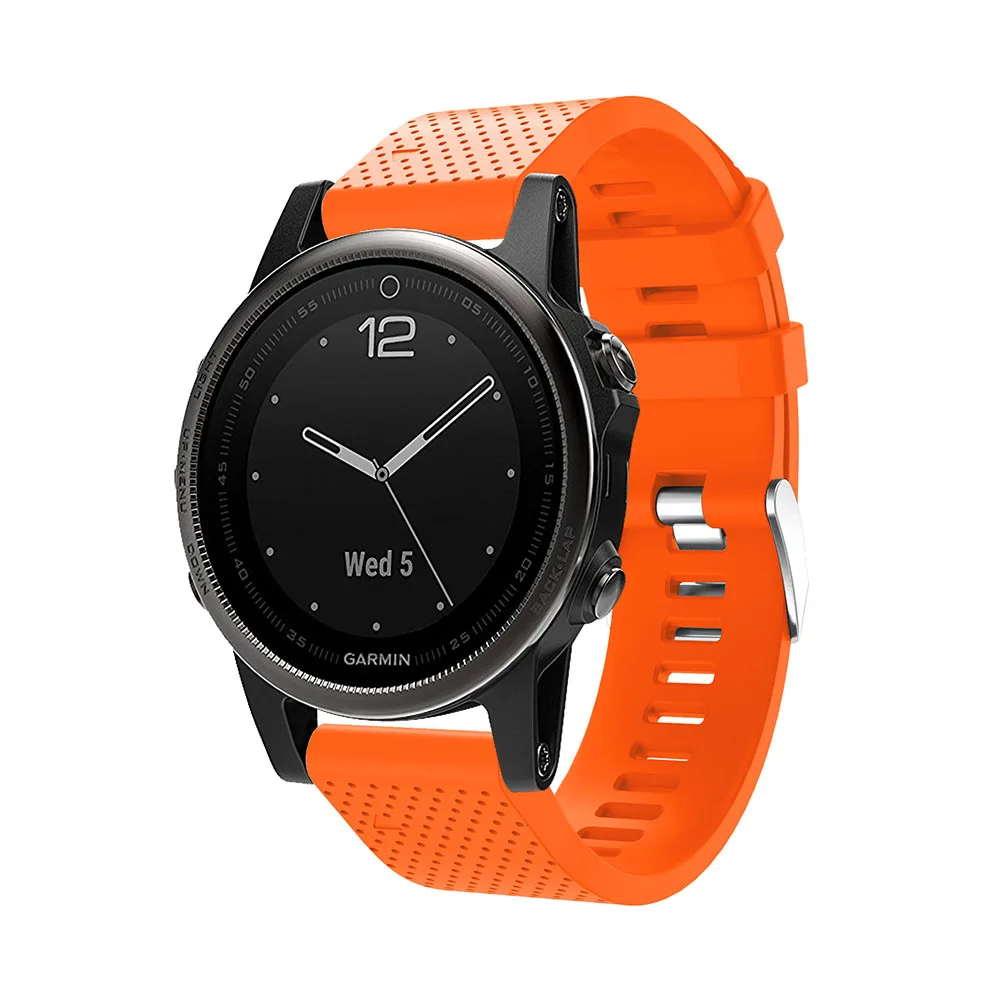 26 22 20 мм ремешок для Garmin Fenix 5X5 5S Plus 3 3 HR Forerunner 935 часы Quick Release силиконовые легко подходят ремешок на запястье