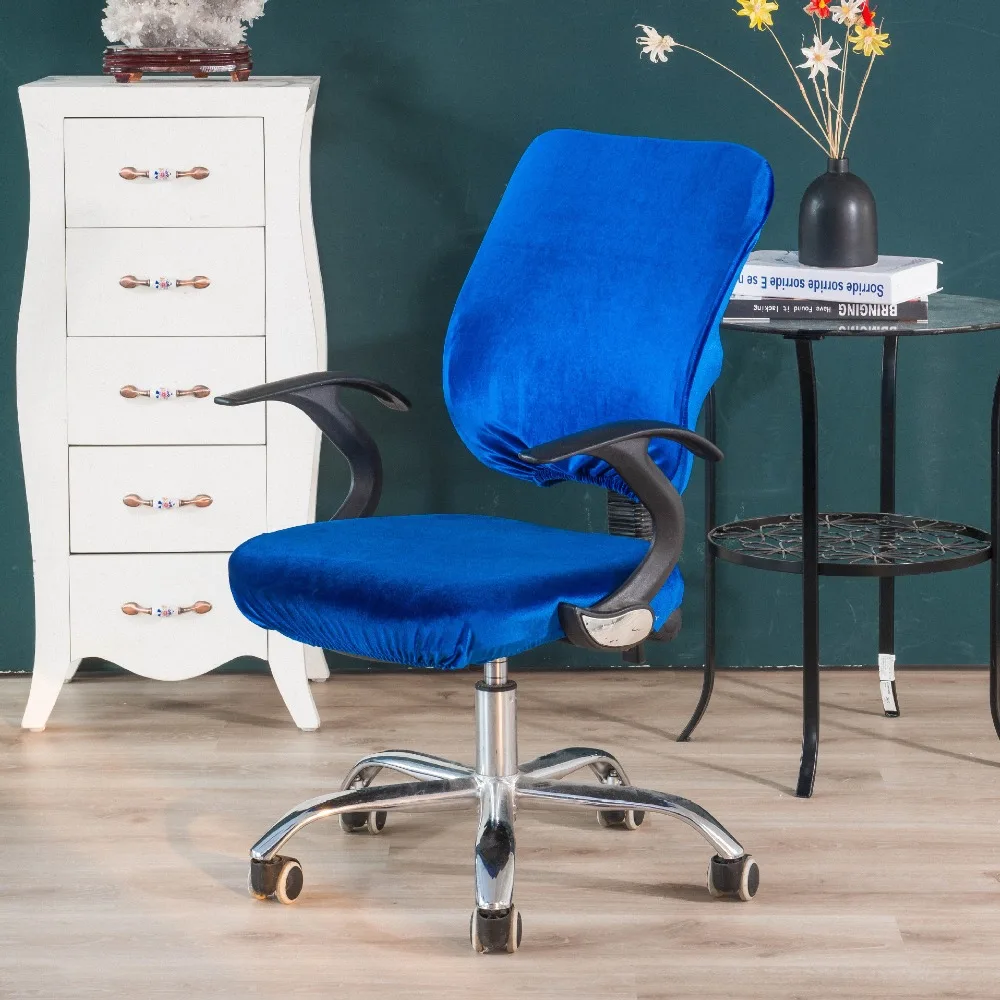 

Swivel Chair Cover Stretchable Removable Computer Office Washable Rotating