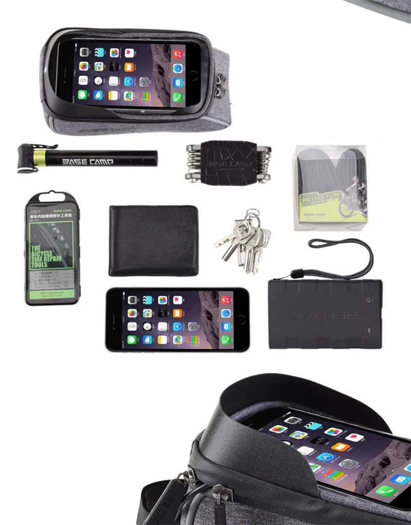 Cheap Basecamp Bicycle Front Top Frame Handlebar Bags Road MTB Bike Cycling Riding Bag Pannier Touch Screen Case Bicycle Accessories 13 Cheap Basecamp Bicycle Front Top Frame Handlebar Bags Road MTB Bike Cycling Riding Bag Pannier Touch Screen Case Bicycle Accessories 13