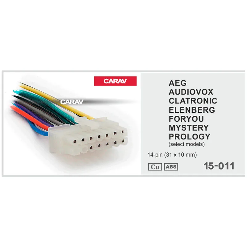 Carav 15-011 автомобилей ISO упряжь глава кабель Для AUDIOVOX-AEG-CLATRONIC стерео радио провода