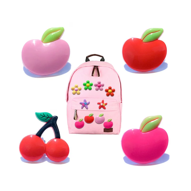 1pcs Colourful Fruit Lovely Apple Pin Badges Pinbacks Buttons Brooch