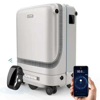 

SR5 Auto-following Luggage with Smart Bracelet emotely controllable Case Intelligent Electric Suitcase bag Automatic