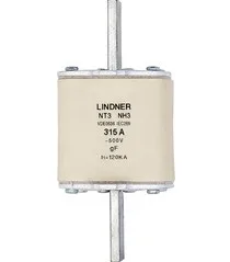 

Fuses: LINDNER NH3 NT3 315A 500V 8003.3157 / NH3 NT3 355A 8003.3557 / 425A 8003.4257 500V 120KA gG/gL