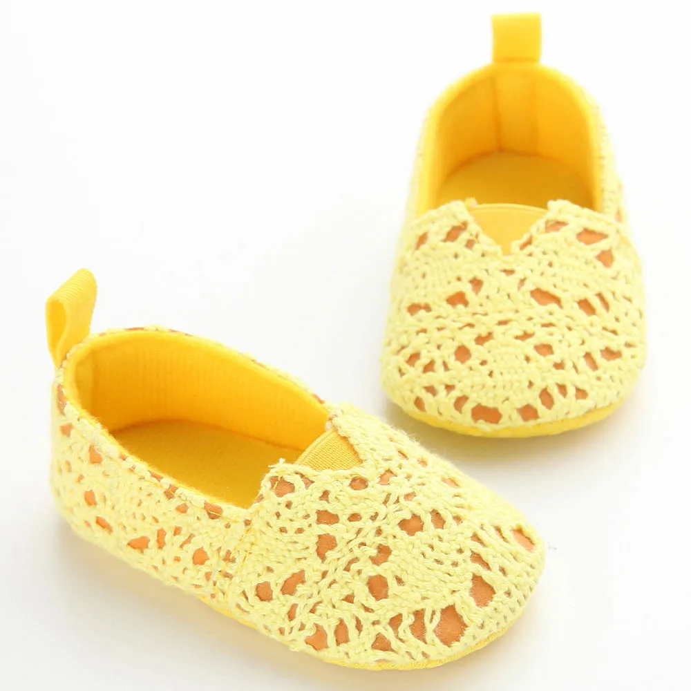 yellow baby girl shoes