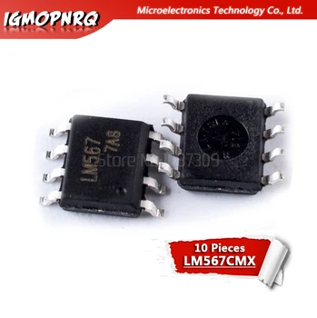 

10pcs LM567CM LM567 SOP8 Telephone Ringers Tone Decoder 8-SOIC 0 to 70 new original