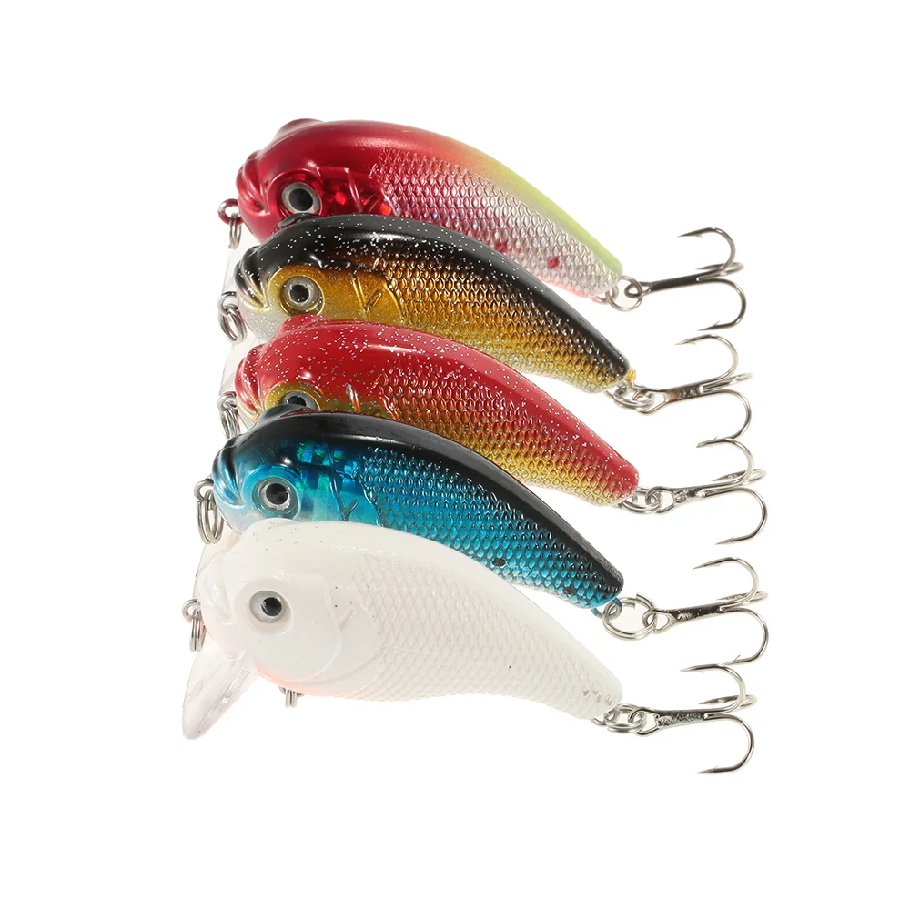 Buy Lixada 5pcs Lifelike Fake Fishing Lures Crankbait