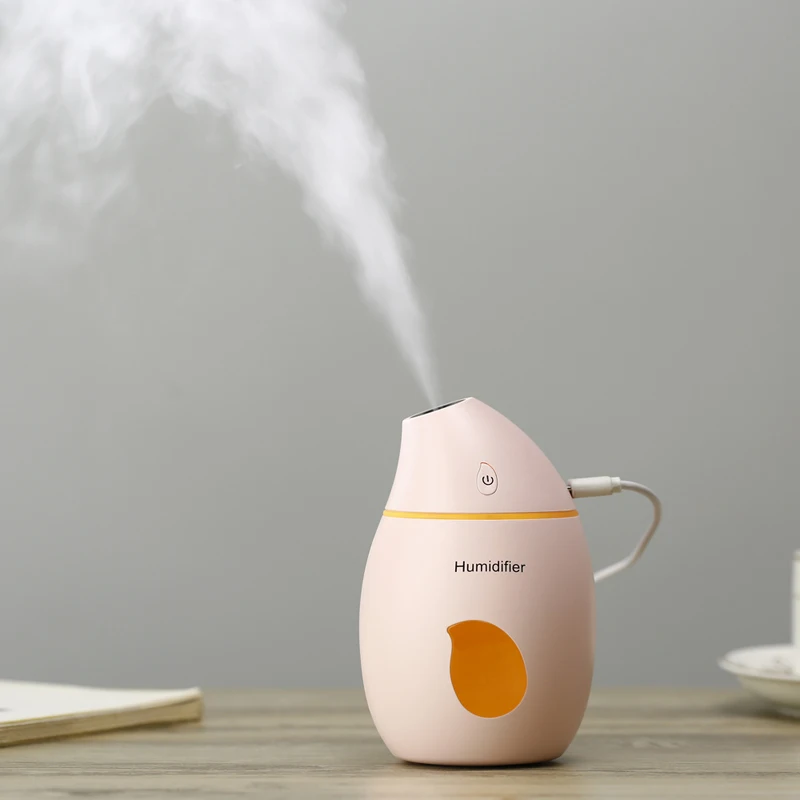 Aroma Diffuser Mango Car Humidifier Mini Air Purifier Aromatherapy Essential Oil Diffuser LED Night Light USB Fogger