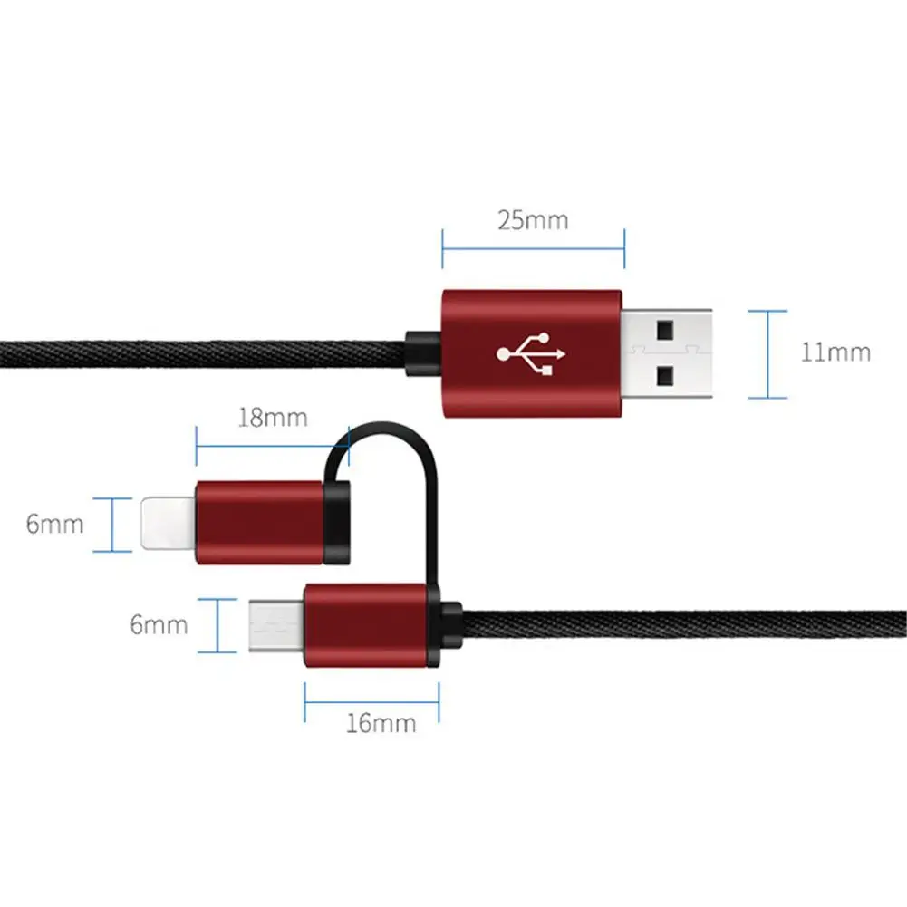 2 в 1 USB Дата кабель для зарядки линия автомобильный локатор Micro данных gps трекер