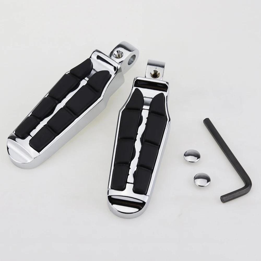 Motorcycle Front Footpegs Footrests Foot pegs Rests For 1995-2008 Suzuki Intruder 1400/Boulevard S83/1997-2004 Marauder 800 1996 |