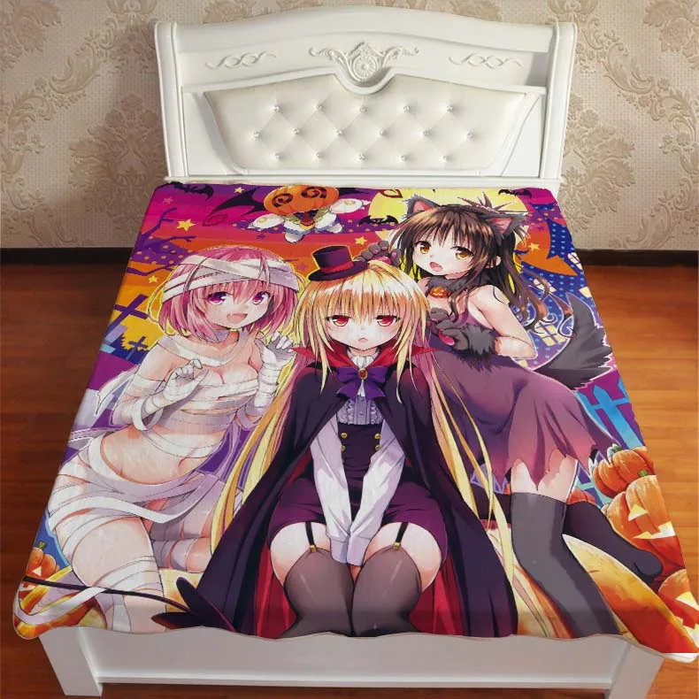 Аниме Манга To Love Ru Throw Одеяло 001 - Цвет: 17