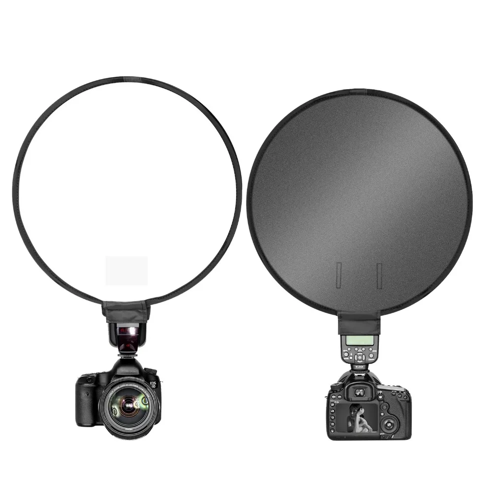 

30cm 40cm Universal Portable Round Softbox Flash Diffuser Softbox For Cameras Photo Studio Kits Speedlight Shooting Tent