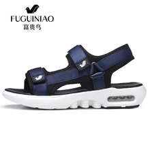 FUGUINIAO бренд Для Мужчин's Повседневные босоножки/летняя пляжная обувь демисезонные Модные женские балетки на плоской подошве, синий 2 заказы