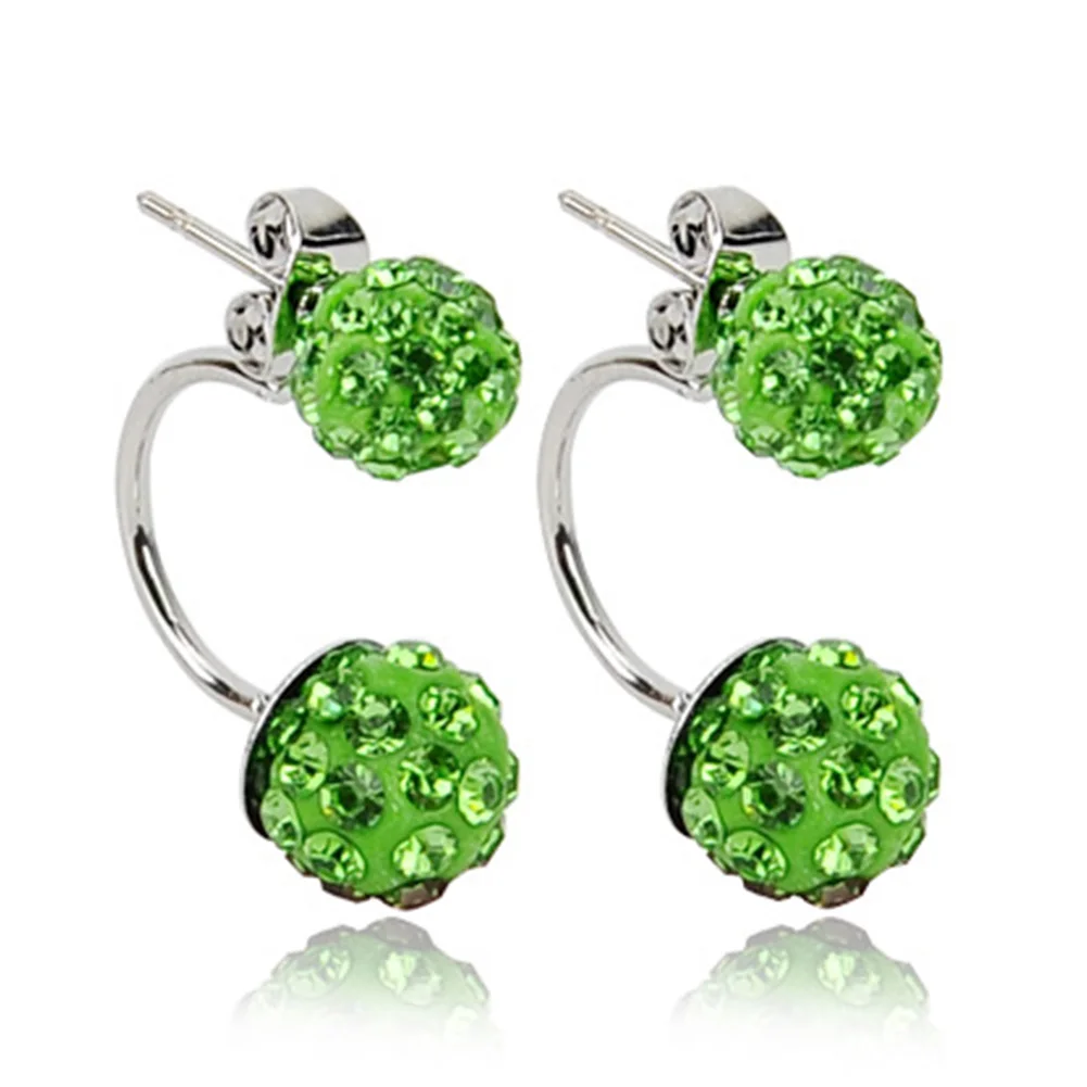 

9 Colors Fashion Rhinestone Chic Ear studs Earring Fashion Jewelry for Girls Women Great Gift