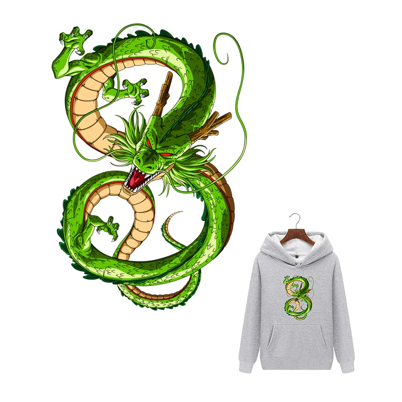 Dragon ball Shenron Clothe патчи термопечати передачи железные Стикеры-на DIY ручной работы украшение аппликация для джинсовых пальто E0174