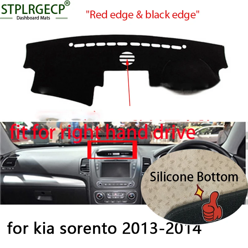 Right hand drive Double layer Dash Mat Dashmat Dashboard Cover Sun