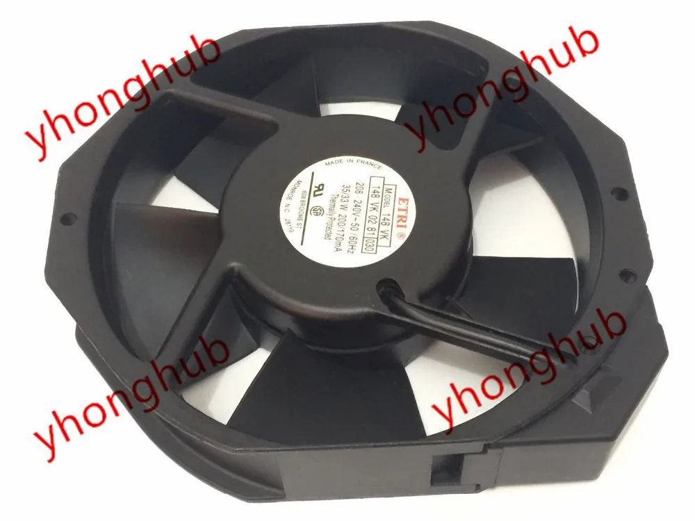 

Emacro For ETRI 148VK 148 VK 148VK0281030 AC 208-240V 35/33W 172x172x38mm Server Cooler Fan