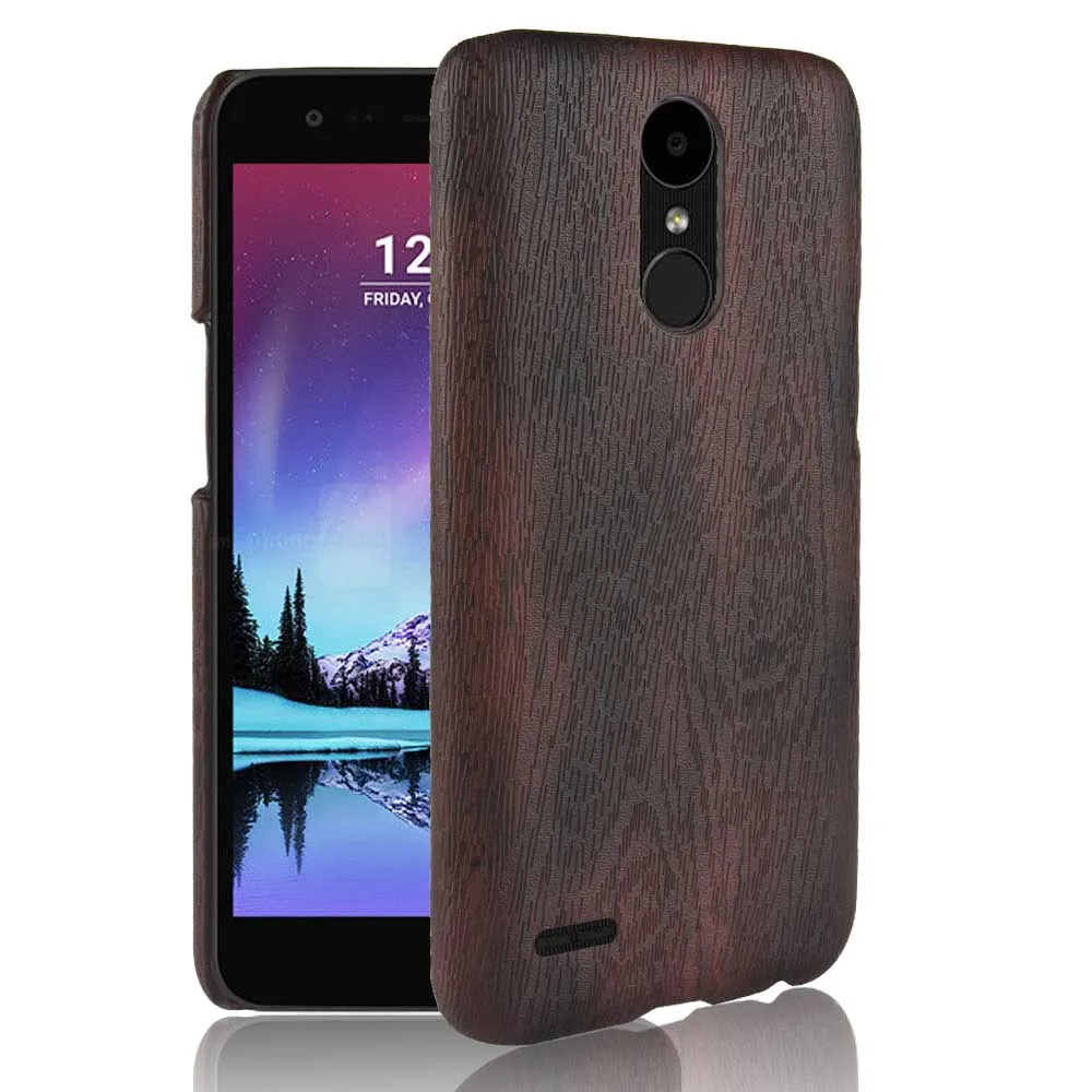

SUBIN New Case For LG K10 (2017) Titanium M250N Retro wood grain Mobile phone BackCover Phone Protective Case for LGK10 2017