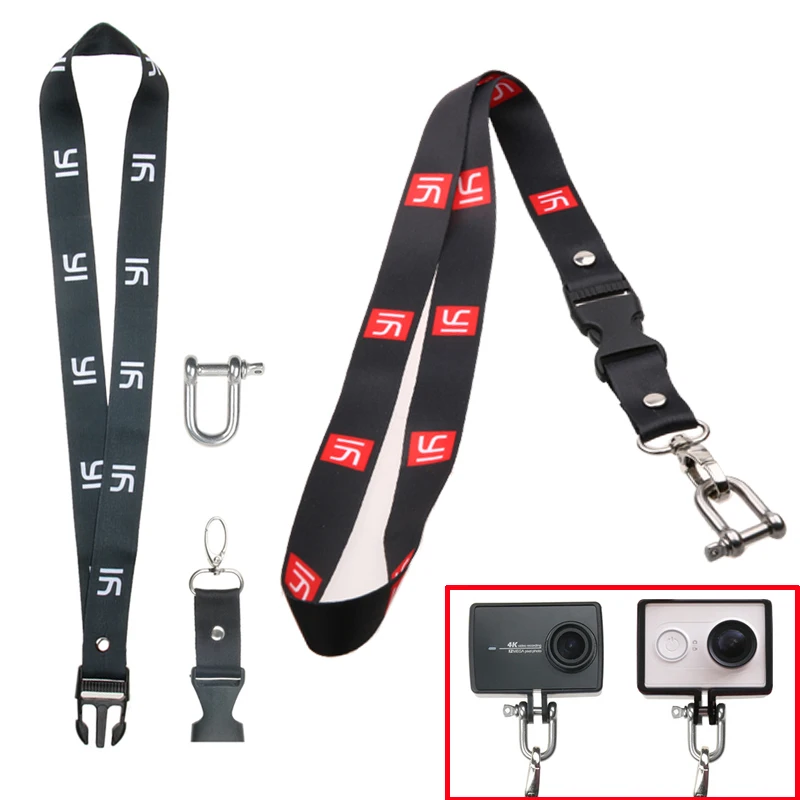 

53cm Neck lanyard Strap Neck Sling Strap for XiaoMi yi 4K Lite Mijia for Gopro Hero 6/5/4/3 SJCAM SJ4000 SJ5000X SJ6 SJ7 Camera