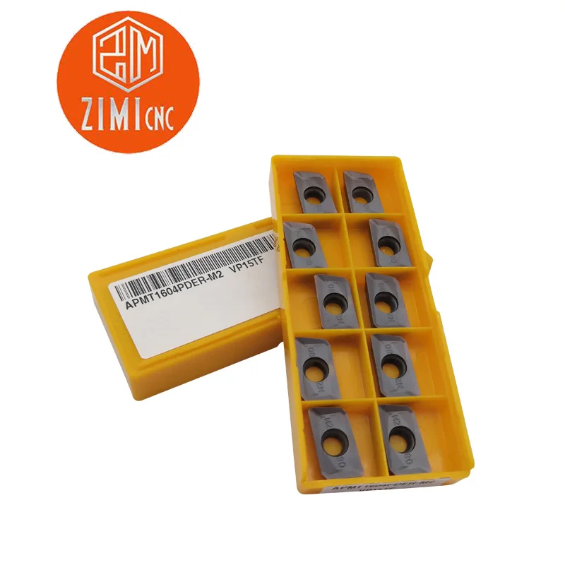 

10pcs APMT1604PDER-M2 VP15TF carbide inserts Turning tool APMT 1604 Face Mill Lathe Tools Milling cutter CNC tool APMT1604PDER