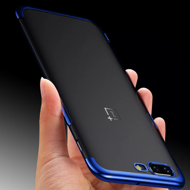 

360 Full Cover Shockproof Case For Oneplus 3 3T Plating TPU Soft Silicone Bumper For One plus 3T Clear Transparent Case Coque