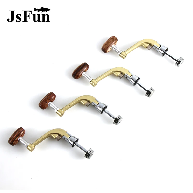 

Metal Fishing Reel Handle Folding Rocking Arm 2000-7000 Series Spinning Reel Rocker Wheel Wooden Knob Fishing Tackle PJ114