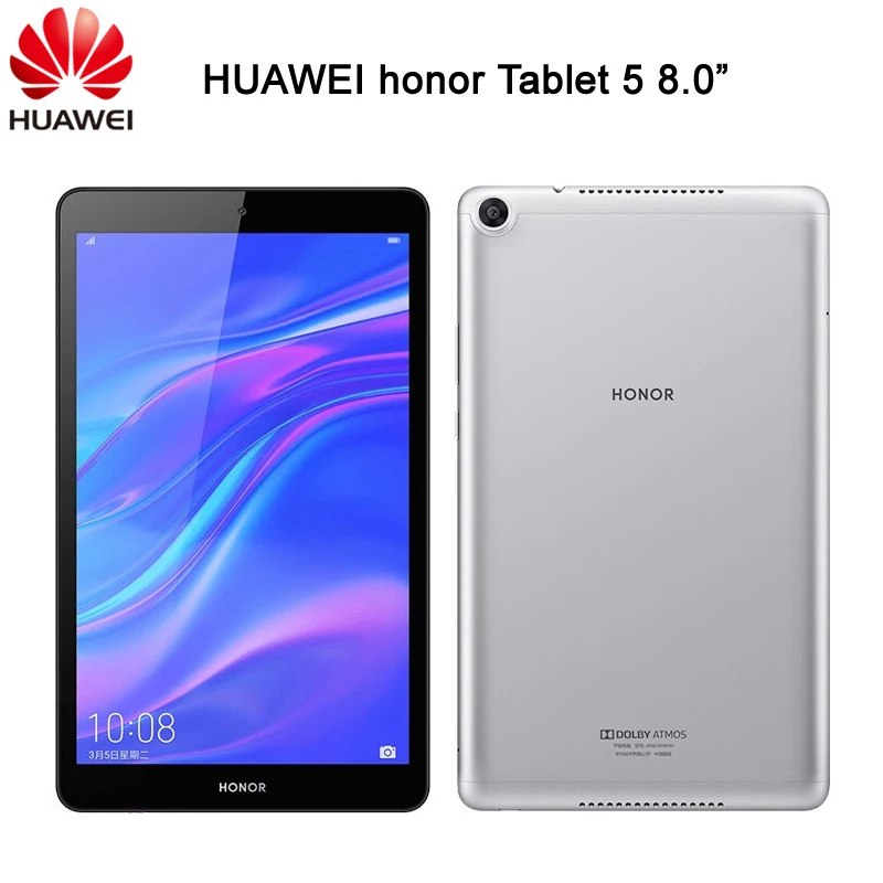 Huawei Honor Tablet 5 Mediapad T5 8 дюймов 32 ГБ/64 Гб Kirin 710 Восьмиядерный OTG 8.0MP Face ID FHD 1200x1920 5100 мАч GPU Turbo 2,0