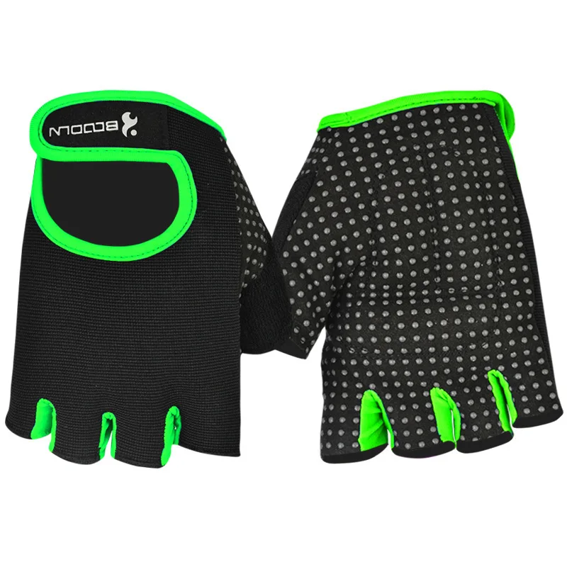 BOODUN Gym Men Women Body Building Half Finger Fitness An-slip Weight Lifting Gloves