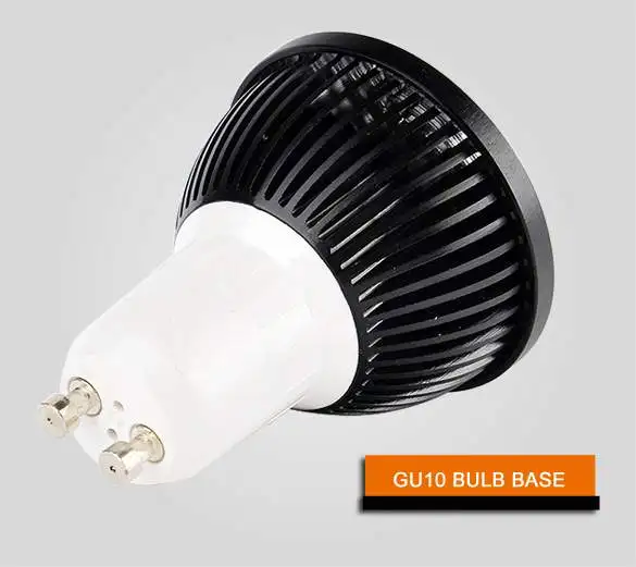 50 * DHL Супер яркая диммируемая GU10 COB 9W 12W 15W Светодиодная лампа AC110V 220V Прожектор