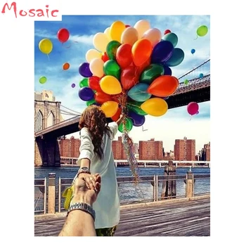 

hot sale full square Diamond Painting Couples Balloon,Diamond Embroidery diamond mosaic wall Painting,puzzles 5d Diamond,decor
