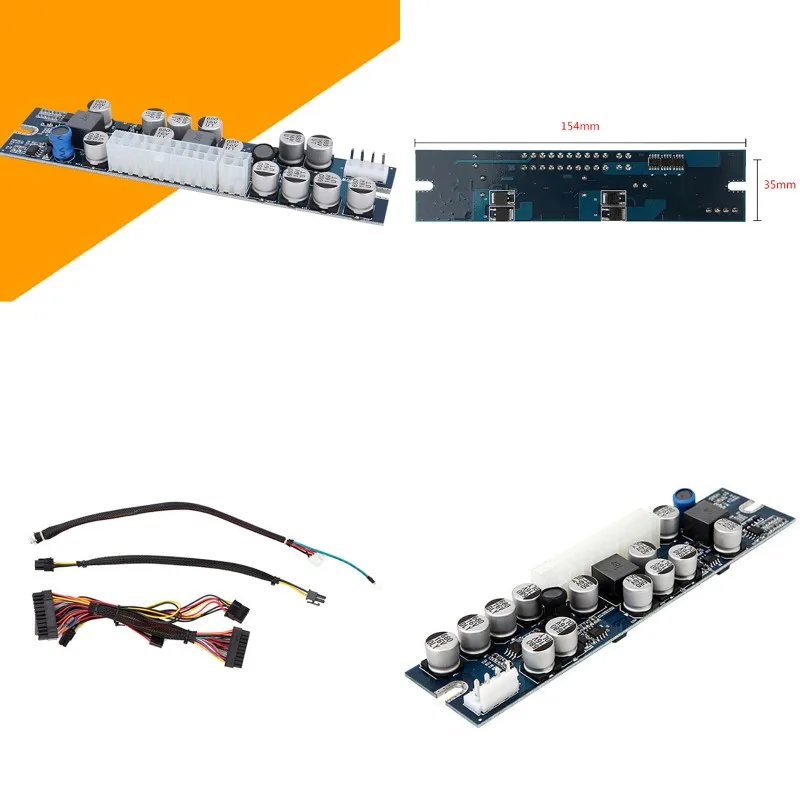 

12V 300W DC DC ATX Peak PSU Pico ATX Switch Mining PSU 24pin MINI ITX DC to Car ATX PC Power Supply For Computer