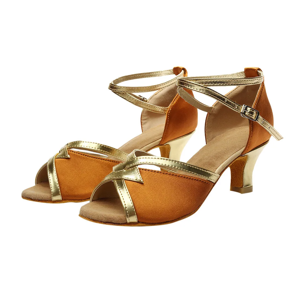 

Women's Color Fashion Solid Short Plush Sandals Rumba Waltz Prom Ballroom Latin Salsa Dance Shoes Sandals