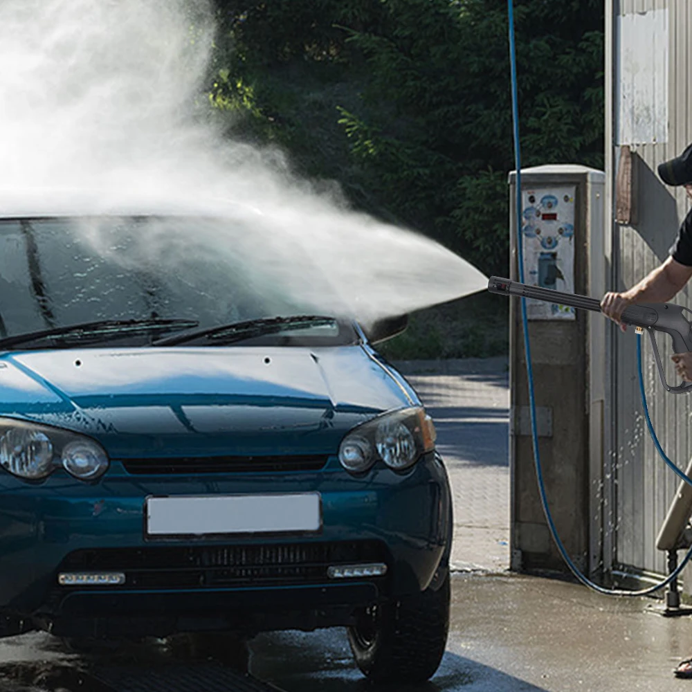 

High Pressure Car Wash Water Gun for Lavor Adjustable Jet Lance Nozzle for Lavor Karcher with 5m 10m Cleaning Hose for Karcher