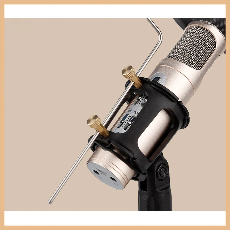Apleok 2 в 1 портативный Настольный Штатив запись держатель для микрофона с микрофоном Клип ветрового стекла фильтр для трансляции Studio