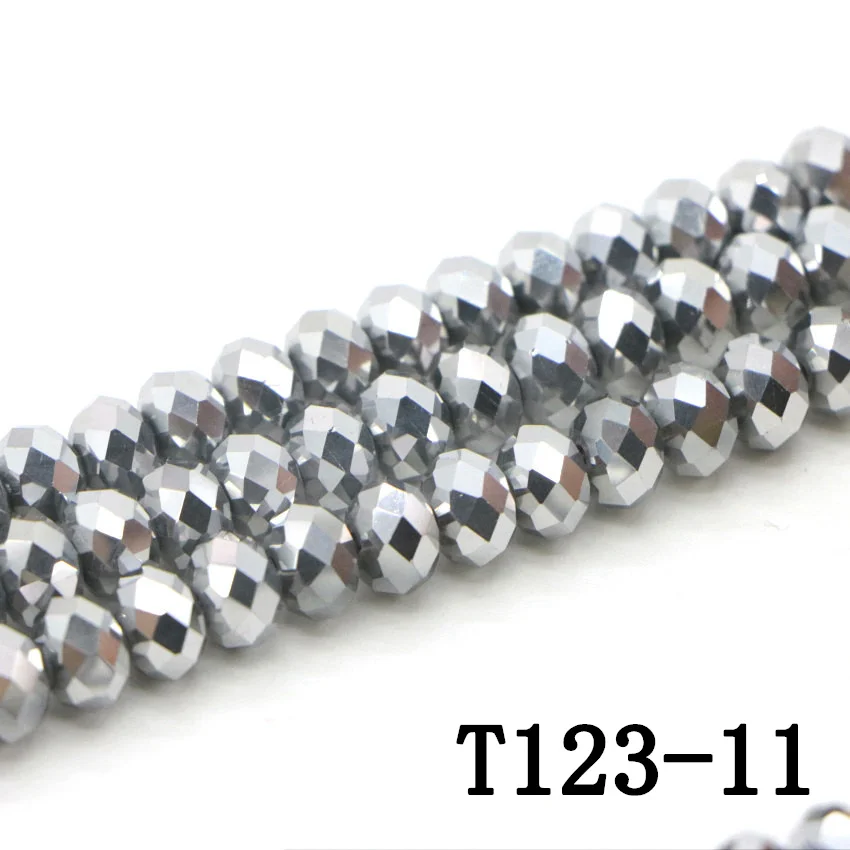 11 Natural crystal silver Jasper chalcedony Bead Necklace Bracelet DIY fashion woman man general (4)(1)